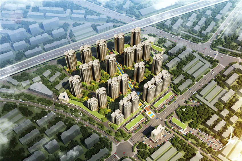 衡阳金湘国际城项目位于珠晖区东风南路68号