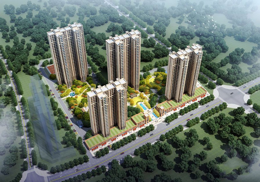 茶陵县华城学府项目位于茶陵县茶水南路