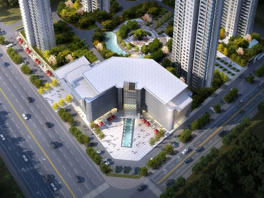 醴陵芙蓉醴项目位于醴陵国瓷大道与民富路交汇处