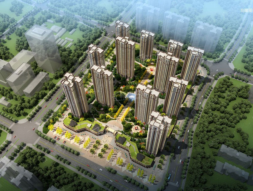 株洲中建玥熙台项目位于天元湘芸路与衡山路交汇处