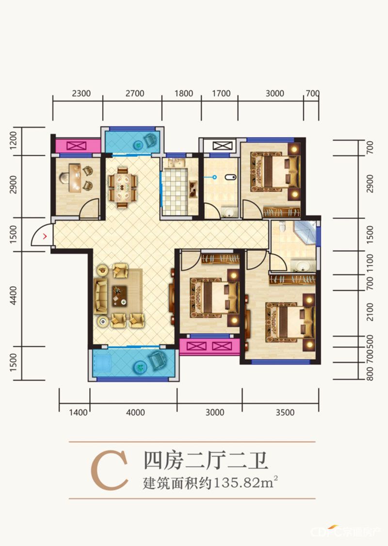 常德阳明湖畔C户型