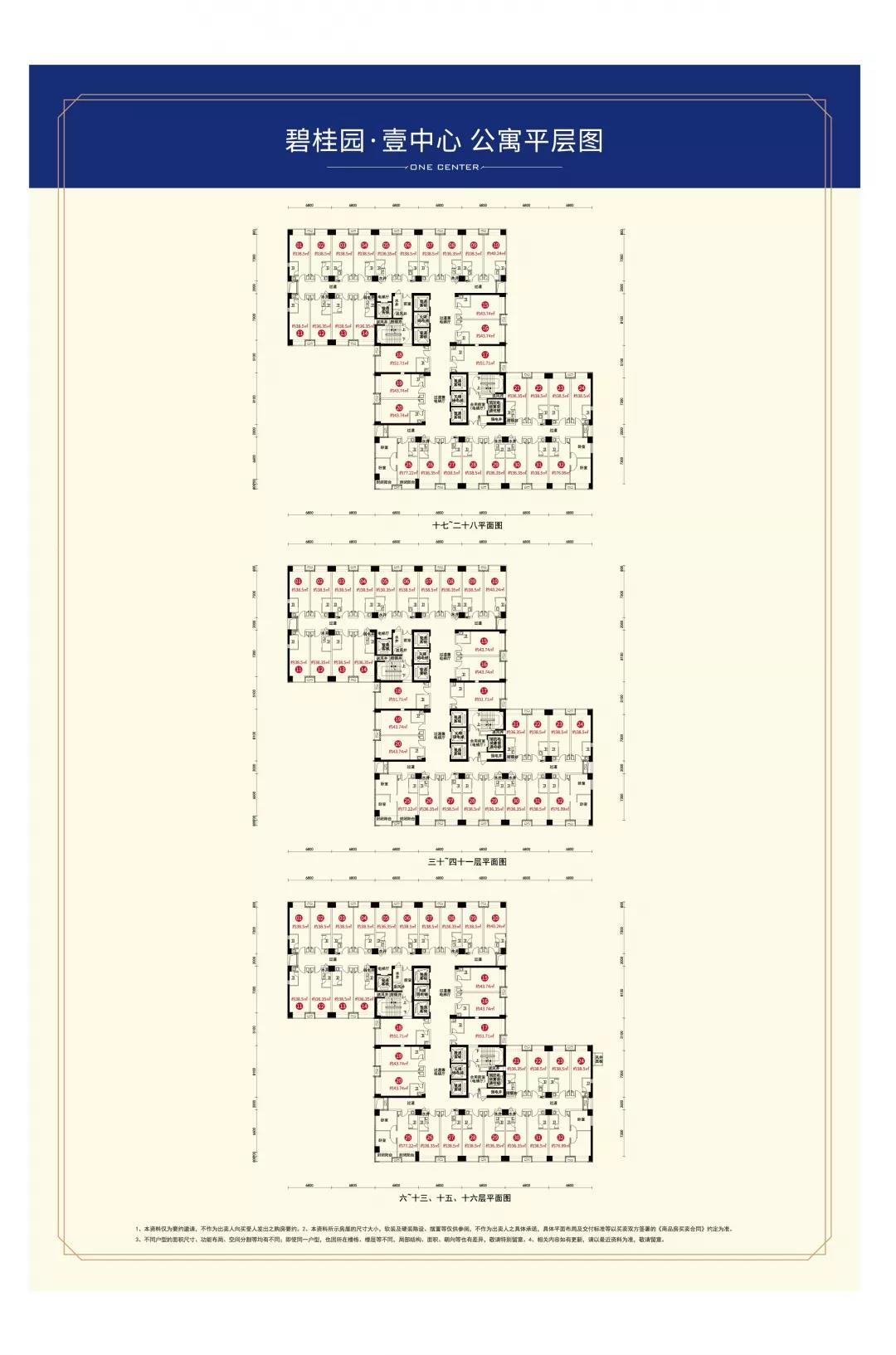 益阳碧桂园壹中心平面图