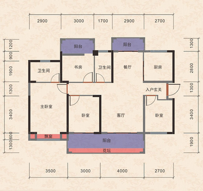 衡阳中房美丽白沙20栋户型