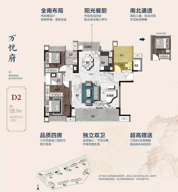 宜章万悦府D2户型