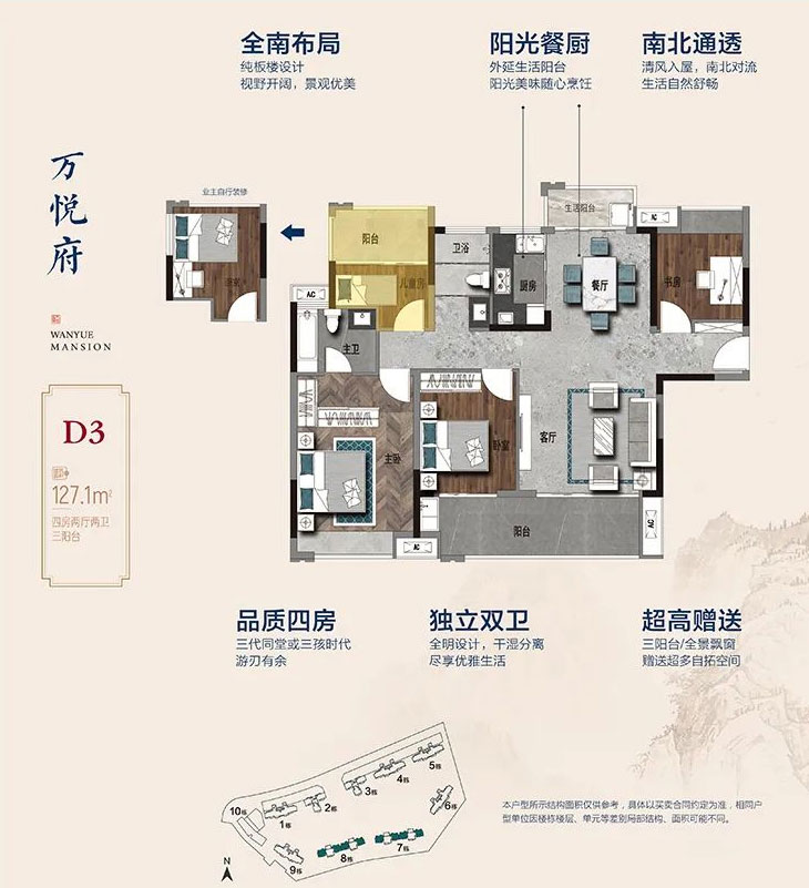 宜章万悦府D3户型