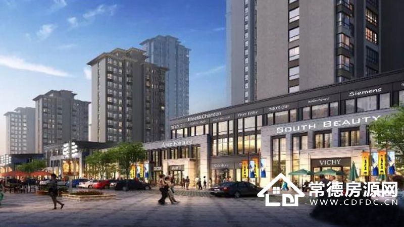 临澧紫东星城实景图