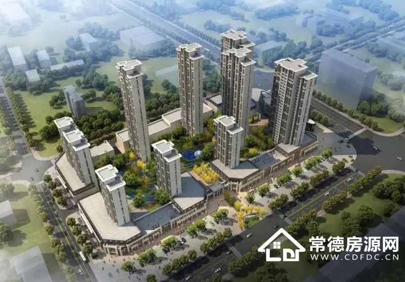 临澧紫东星城效果图