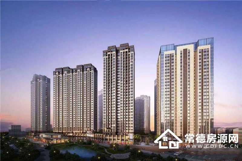 常德富新瞰江南效果图