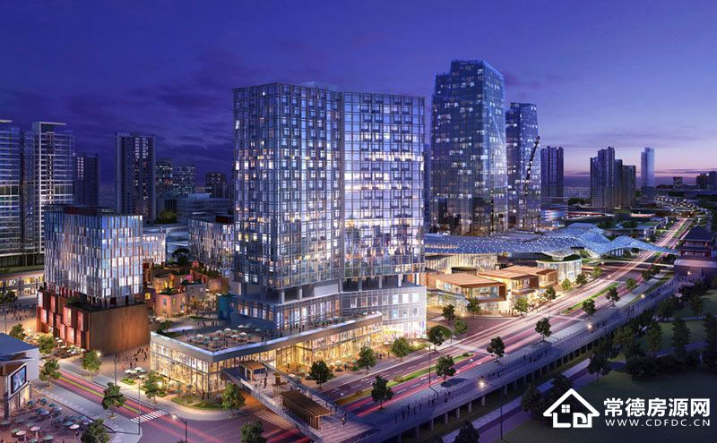 常德城投十里外滩效果图