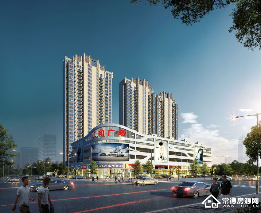 澧县汇和广场实景图