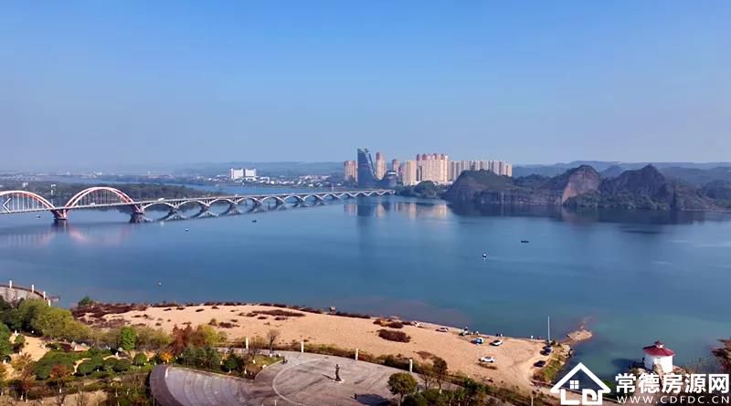 桃源桃诚外滩实景图