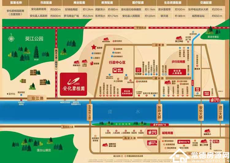 安化碧桂园区位图