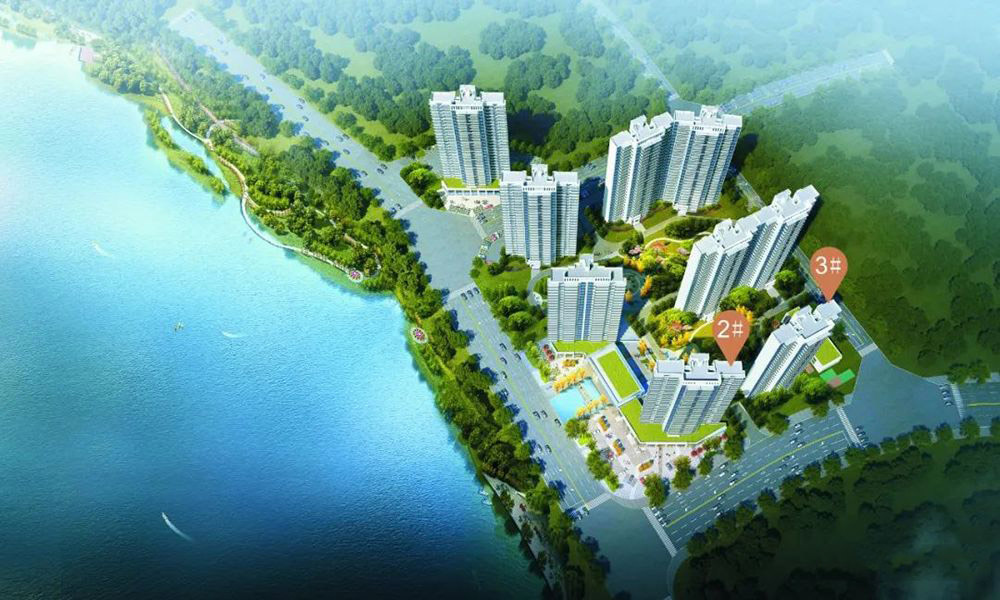 慈利碧桂园江山赋实景图