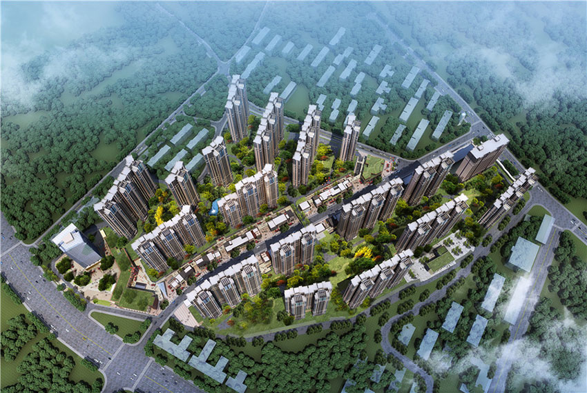 衡阳融冠乐城实景图