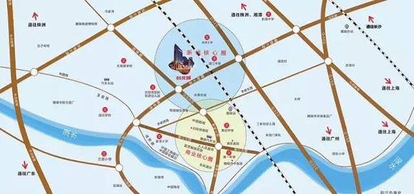 醴陵​台北城区位图