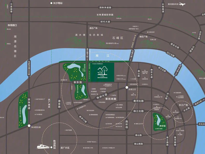 株洲第四代住房未来社区效果图