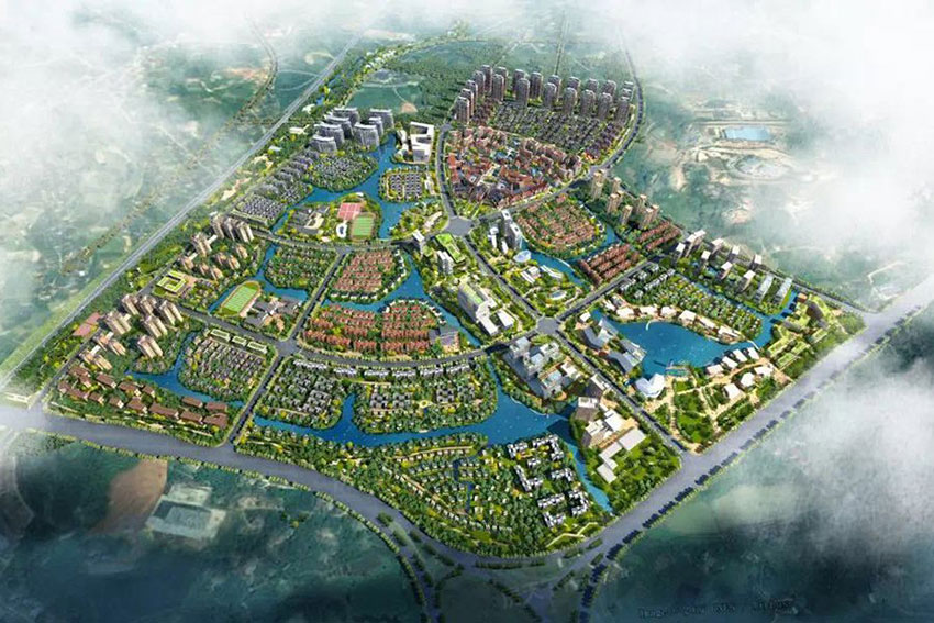 株洲绿地21城实景图